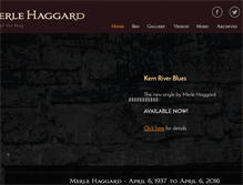 Tablet Screenshot of merlehaggard.com